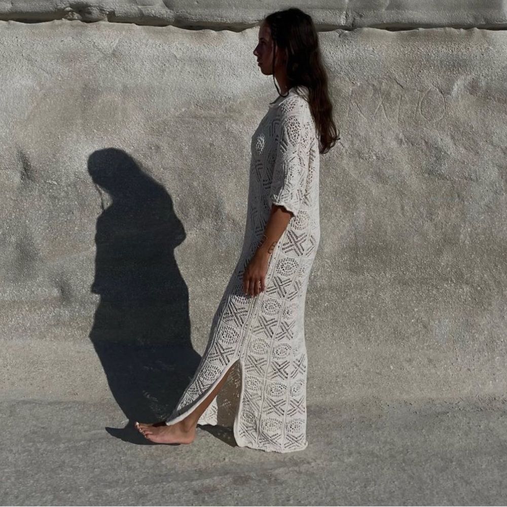 Mango Crochet Cotton dress new - Picture 3 of 15